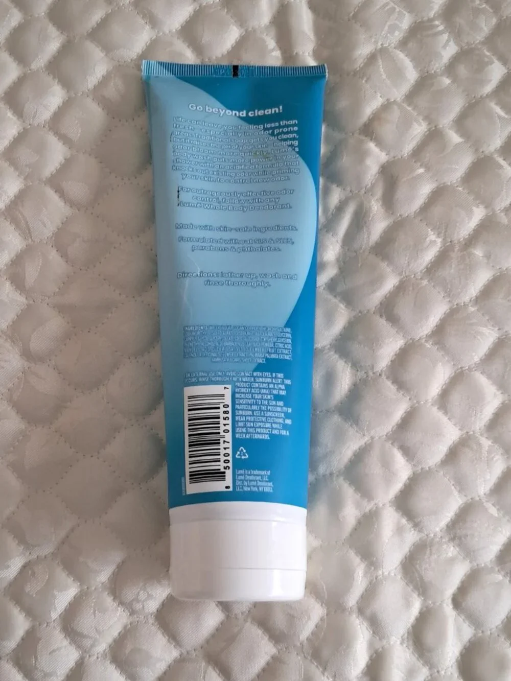 Lume deodorant acidified